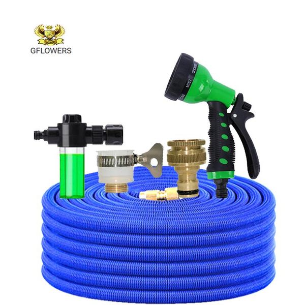 watering equipments expandable magic flexible garden water hose with spray gun plastic pipe for car wash 17ft-125ft
watering equipments expandable magic flexible garden water hose with spray gun plastic pipe for car wash 17ft-125ft