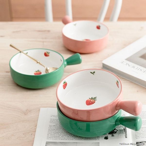 bowls nordic ceramic salad bowl with handle strawberry print breakfast cereal fruit dessert soup noodle microwave oven
bowls nordic ceramic salad bowl with handle strawberry print breakfast cereal fruit dessert soup noodle microwave oven
