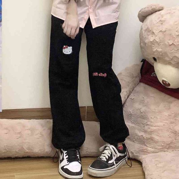 harajuku oversize cartoon print black joggers sports pants kawaii jogging sweatpants women y2k soft girl style trousers femme, Black;white
harajuku oversize cartoon print black joggers sports pants kawaii jogging sweatpants women y2k soft girl style trousers femme, Black;white