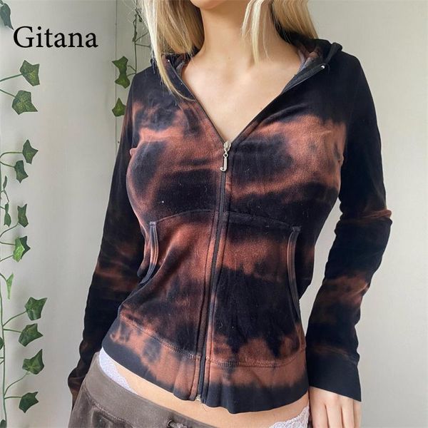 women hoodie gitana autumn tie dye zip up s y2k long sleeve oversized spring e girl sweatshirts streetwear outfits, Black
women hoodie gitana autumn tie dye zip up s y2k long sleeve oversized spring e girl sweatshirts streetwear outfits, Black