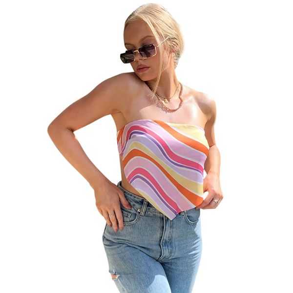luxury designer clothes tank floral bandeau 90s exercise women striped off shoulder women's corset, White
luxury designer clothes tank floral bandeau 90s exercise women striped off shoulder women's corset, White