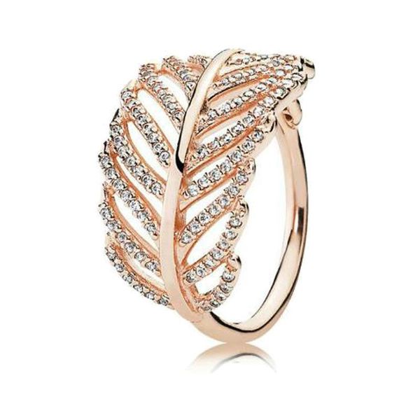 cluster rings real 925 sterling silver ring rose shimmering feather with crystal for women wedding party gift diy fashion jewelry, Golden;silver
cluster rings real 925 sterling silver ring rose shimmering feather with crystal for women wedding party gift diy fashion jewelry, Golden;silver
