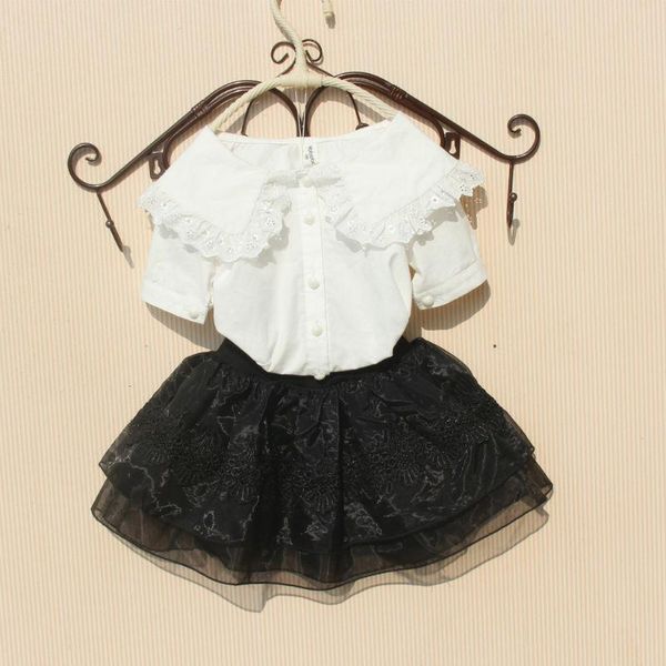 shirts 2-16 year summer baby toddler teenager school girls white blouse short sleeve girl blouses kids shirt children's clothes, White;black
shirts 2-16 year summer baby toddler teenager school girls white blouse short sleeve girl blouses kids shirt children's clothes, White;black
