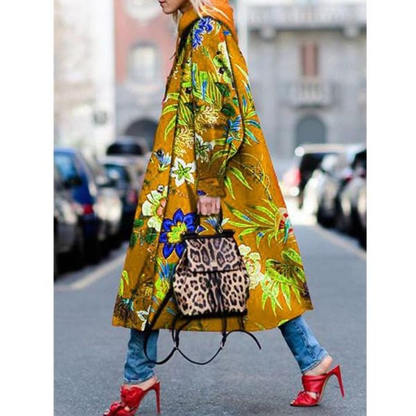 women's wool & blends wepbel medium-length woolen coat women plus size long jackets printed long-sleeved autumn female floral printing, Black
women's wool & blends wepbel medium-length woolen coat women plus size long jackets printed long-sleeved autumn female floral printing, Black