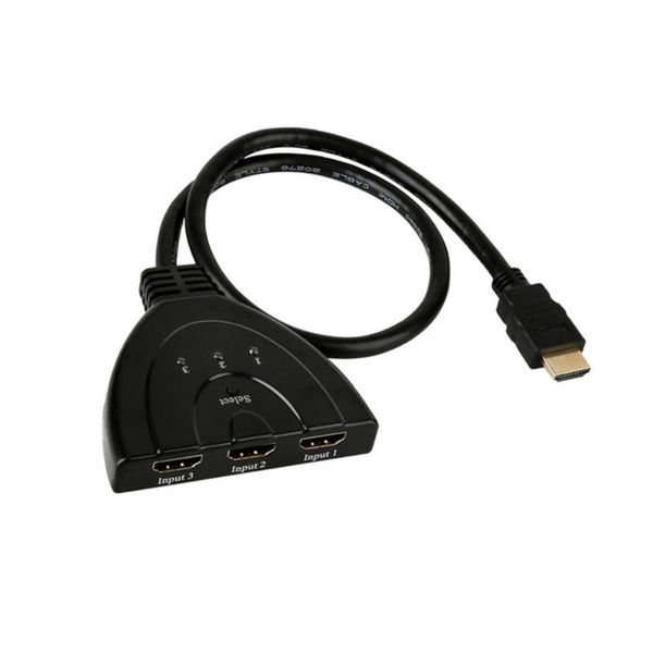 audio cables & connectors 3 in 1 out adapter cable auto switch extender switcher splitter hub for hdtv 1080p tv
audio cables & connectors 3 in 1 out adapter cable auto switch extender switcher splitter hub for hdtv 1080p tv