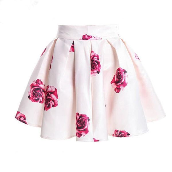 fashion european style casual pleated skirt vintage rose floral print women's clothing summer party beach skirts, Black
fashion european style casual pleated skirt vintage rose floral print women's clothing summer party beach skirts, Black