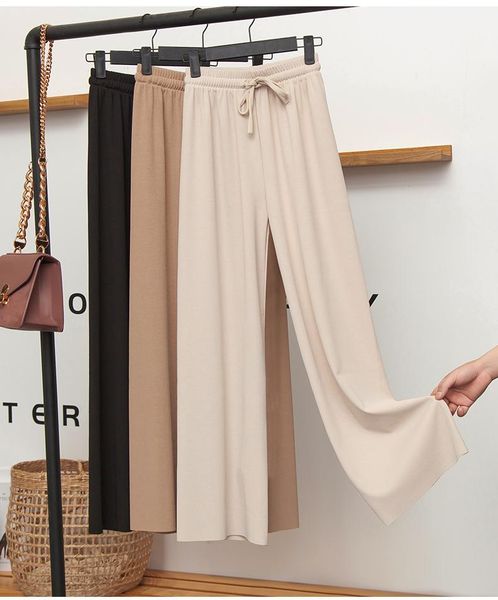 women's pants & capris summer ice silk wide leg big yards loose pant fashion culottes elastic waist ankle-length casual g415, Black;white
women's pants & capris summer ice silk wide leg big yards loose pant fashion culottes elastic waist ankle-length casual g415, Black;white