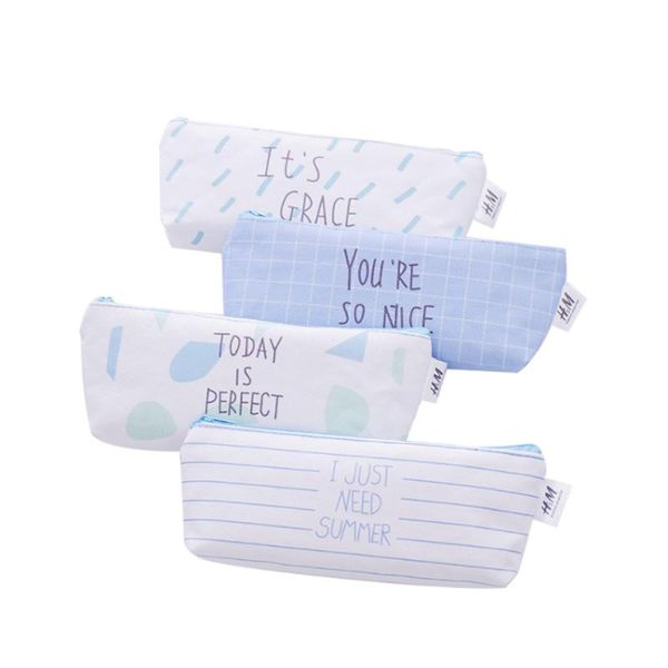 pencil bags 1pcs /lot cute small fresh island blue canvas case stationery storage organizer office school supplies student gift
pencil bags 1pcs /lot cute small fresh island blue canvas case stationery storage organizer office school supplies student gift