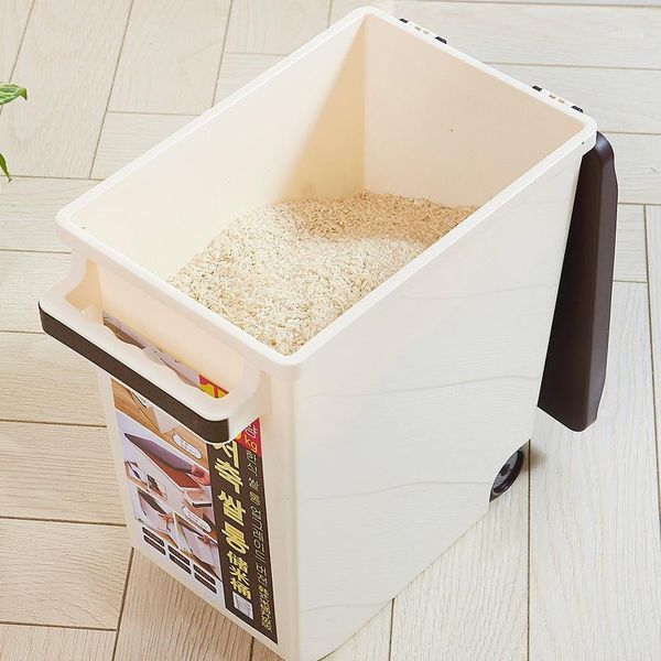 storage bottles & jars 18kg rice box sealed moisture-proof large capacity grain flour container kitchen flip cover 30l
storage bottles & jars 18kg rice box sealed moisture-proof large capacity grain flour container kitchen flip cover 30l