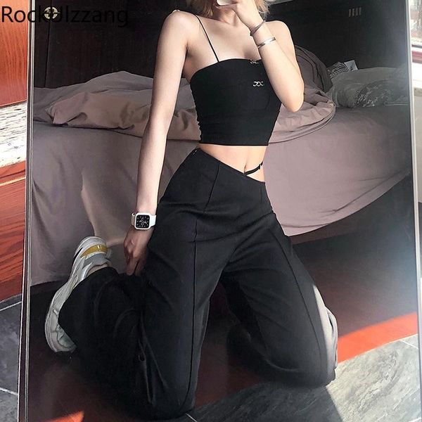women's pants & capris waist irregular hollow drilling rhinestone strap high streetwear black pant summer elegant trouser women korean, Black;white
women's pants & capris waist irregular hollow drilling rhinestone strap high streetwear black pant summer elegant trouser women korean, Black;white