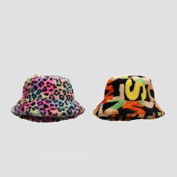 wide brim hats outdoor multicolor rainbow faux fur letter pattern bucket women winter soft warm, Blue;gray
wide brim hats outdoor multicolor rainbow faux fur letter pattern bucket women winter soft warm, Blue;gray
