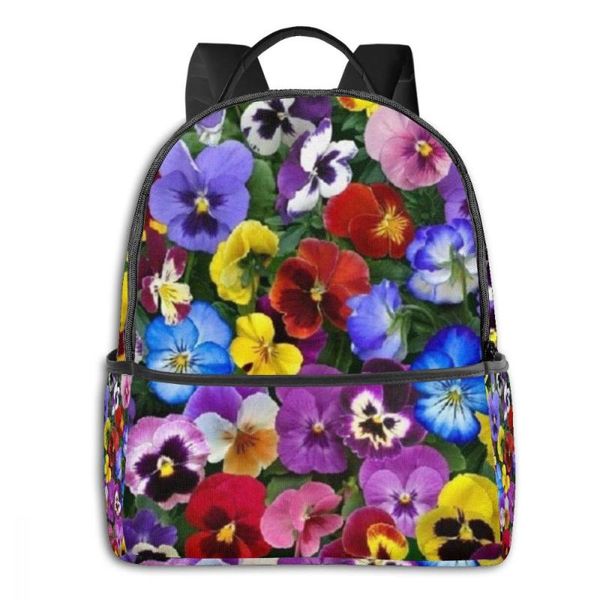 backpack casual travel bags women girls rucksack colorful pansy flowers knapsack school for teenage
backpack casual travel bags women girls rucksack colorful pansy flowers knapsack school for teenage