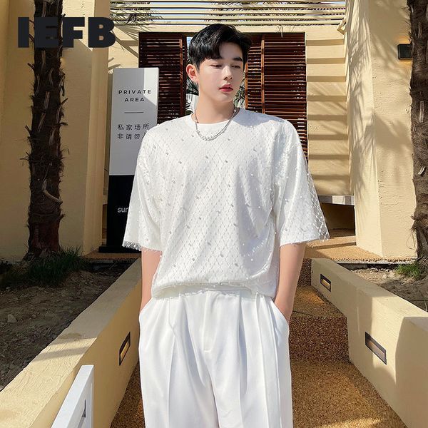 iefb trend fake two pieces mesh pearl short sleeve t-shirt for men summer casual round collar white tee male9y7772 210524, White;black
iefb trend fake two pieces mesh pearl short sleeve t-shirt for men summer casual round collar white tee male9y7772 210524, White;black
