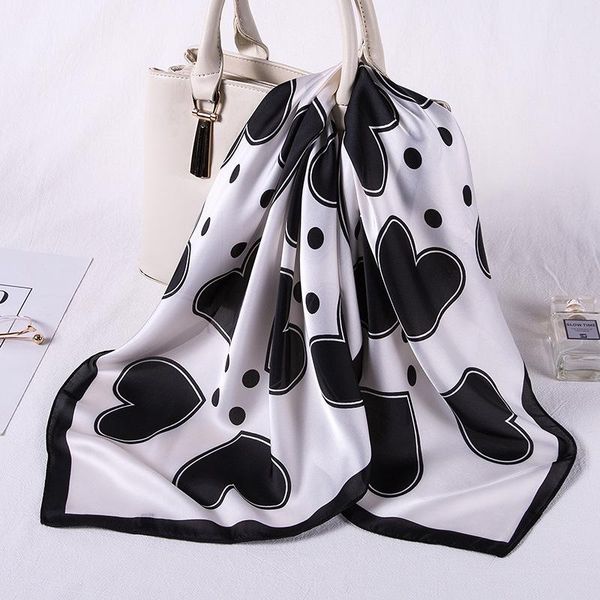 scarves women's cute love printed silk square scarf foulard summer kerchief female small bandan decorative bag twill 70*70cm, Blue;gray
scarves women's cute love printed silk square scarf foulard summer kerchief female small bandan decorative bag twill 70*70cm, Blue;gray