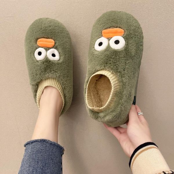 slippers winter women's fluffy plush cute cartoon bedroom flat non-slip warm home thick-soled, Black
slippers winter women's fluffy plush cute cartoon bedroom flat non-slip warm home thick-soled, Black