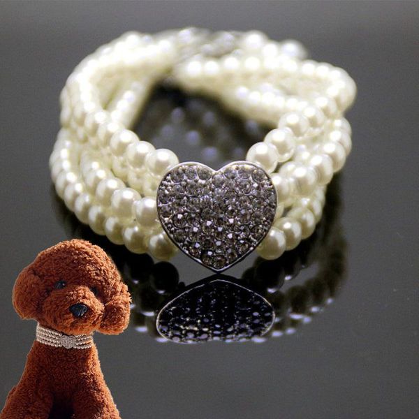 cat collars & leads pearl rhinestone pet collar crystal dog necklace products suitable for small medium accessories collier chien
cat collars & leads pearl rhinestone pet collar crystal dog necklace products suitable for small medium accessories collier chien