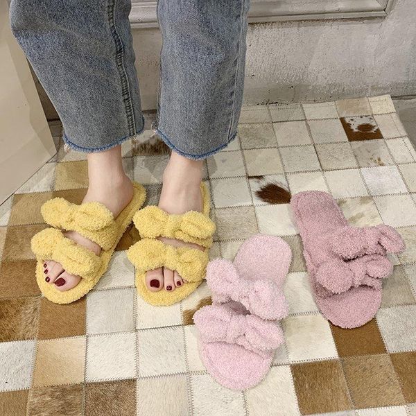 autumn winter slippers furry slides for women shoes woman bow knot cute solid plush cotton warm fur plus size, Black
autumn winter slippers furry slides for women shoes woman bow knot cute solid plush cotton warm fur plus size, Black