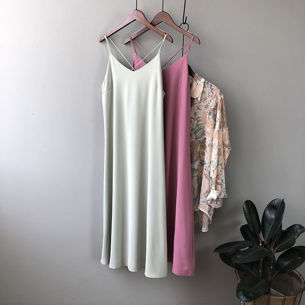women's t-shirt super fairy french retro long strap 2021 summer solid mid-calf vestidos korean female elegant ubuq, White
women's t-shirt super fairy french retro long strap 2021 summer solid mid-calf vestidos korean female elegant ubuq, White