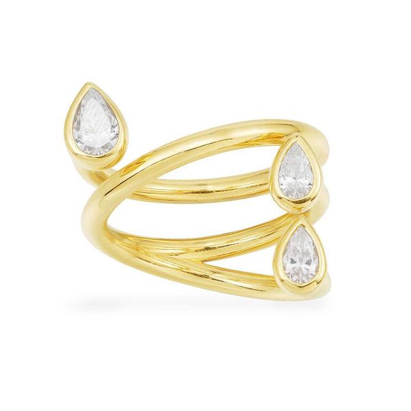 cluster rings sljely pure 925 sterling silver yellow gold color multi hoop ring with pear shaped zircon stones women fine jewel, Golden;silver
cluster rings sljely pure 925 sterling silver yellow gold color multi hoop ring with pear shaped zircon stones women fine jewel, Golden;silver