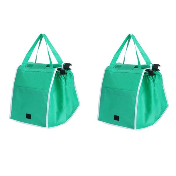 storage bags 2pcs/set eco-friendly foldable reusable shop handbag supermarket thicken trolley shopping cart totes portable grocery store
storage bags 2pcs/set eco-friendly foldable reusable shop handbag supermarket thicken trolley shopping cart totes portable grocery store