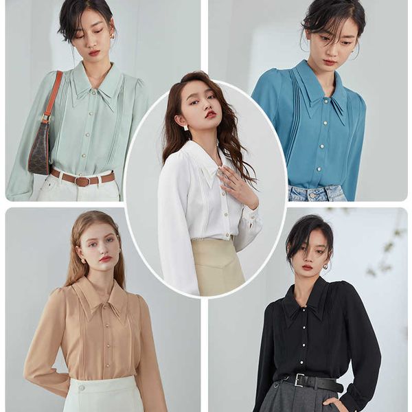 fansilanen puff sleeve elegant chiffon blouse shirt women multicolor long casual white female office button up 210607
fansilanen puff sleeve elegant chiffon blouse shirt women multicolor long casual white female office button up 210607