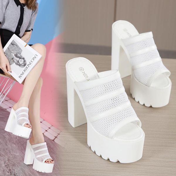 slippers square heel fretwork heels shoes peep toe women summer heeled mules pantofle slides platform block soft high 2021 rome, Black
slippers square heel fretwork heels shoes peep toe women summer heeled mules pantofle slides platform block soft high 2021 rome, Black