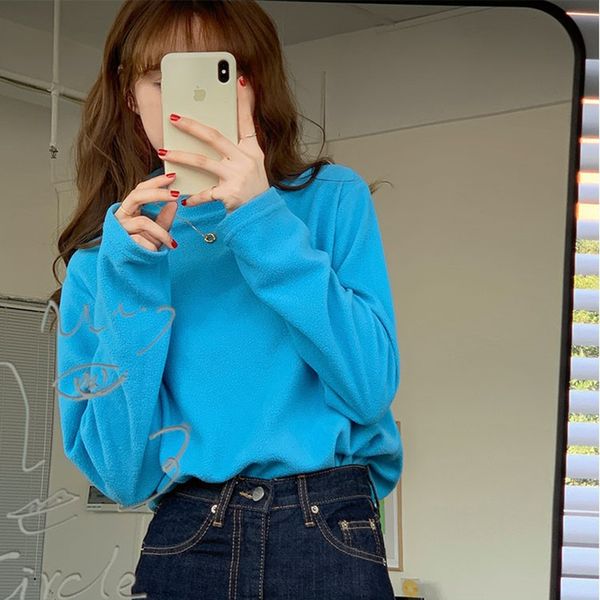 8colors autumn korean style women small turtleneck solid color soft long sleeve t-shirt womens tees shirt femme (x1696), White
8colors autumn korean style women small turtleneck solid color soft long sleeve t-shirt womens tees shirt femme (x1696), White