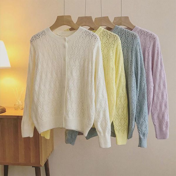women's knits & tees peonfly spring autumn loose sweater cardigan women long sleeve casual hollow coat female knitted korean top, White
women's knits & tees peonfly spring autumn loose sweater cardigan women long sleeve casual hollow coat female knitted korean top, White