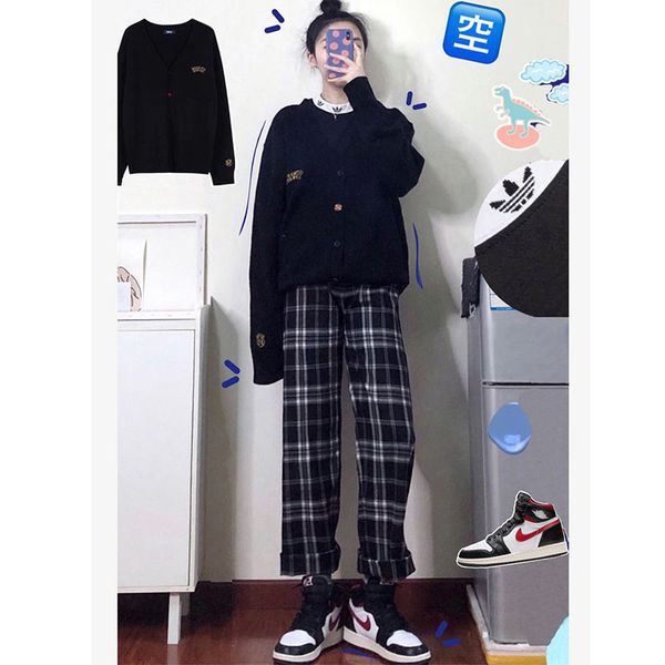 women's jeans wide-legged female students spring and autumn large korean version of the high waist in straight-leg loose kvka, Blue
women's jeans wide-legged female students spring and autumn large korean version of the high waist in straight-leg loose kvka, Blue