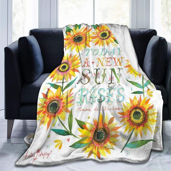 to day a new sun rises lightweight flannel blanket bedding throw to the sofa, travel, warm and comfortable
to day a new sun rises lightweight flannel blanket bedding throw to the sofa, travel, warm and comfortable