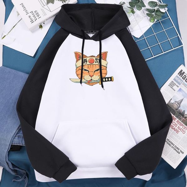 men's hoodies & sweatshirts thick fashion sportwear japanese sushi cat chef printing male raglan casual men hoody large size soft hoode, Black
men's hoodies & sweatshirts thick fashion sportwear japanese sushi cat chef printing male raglan casual men hoody large size soft hoode, Black