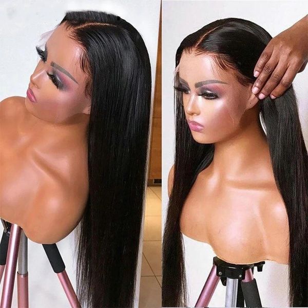 peruvian remy straight human hair lace front wigs 360 deep part for women 150density1, Black;brown
peruvian remy straight human hair lace front wigs 360 deep part for women 150density1, Black;brown