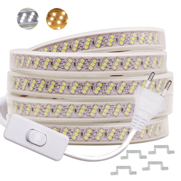 strips 220v 276led 2835 led strip light three rows high brightness ribbon lighting waterproof flexible decoration
strips 220v 276led 2835 led strip light three rows high brightness ribbon lighting waterproof flexible decoration