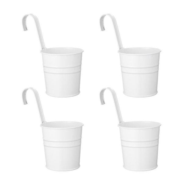 planters & pots cabilock 4pcs hanging flower planter buckets for railing garden balcony
planters & pots cabilock 4pcs hanging flower planter buckets for railing garden balcony
