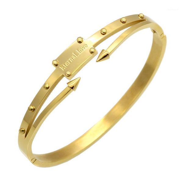 stainless steel pulseira feminina bangle gold-color eternal lover bracelets & bangles pulseiras women jewelry1, Black
stainless steel pulseira feminina bangle gold-color eternal lover bracelets & bangles pulseiras women jewelry1, Black