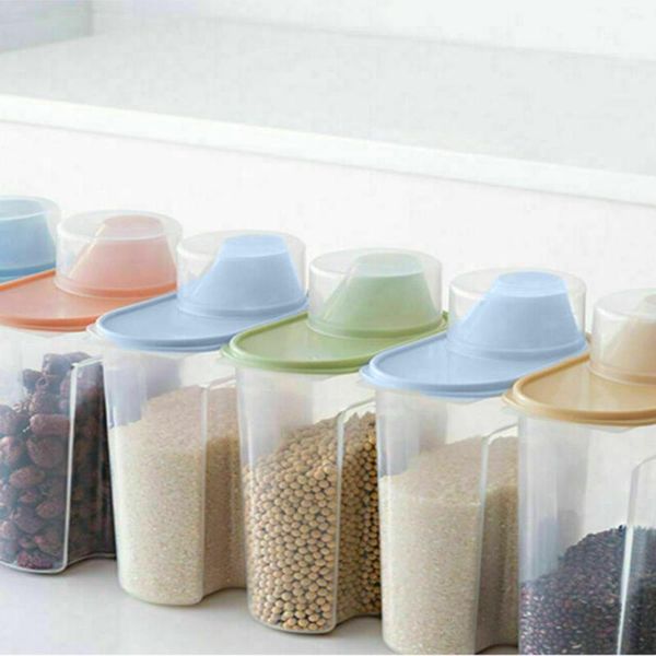 storage bottles & jars 4pcs 1.9l grain dry food durable cereal box leakproof container kitchen
storage bottles & jars 4pcs 1.9l grain dry food durable cereal box leakproof container kitchen