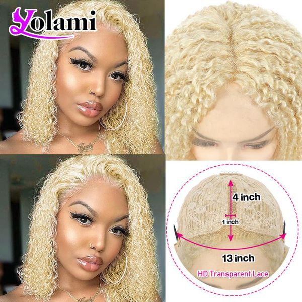 lace wigs 613 blonde kinky culry front wig human hair for black women 13x1 t part brazilian short cut bob, Black;brown
lace wigs 613 blonde kinky culry front wig human hair for black women 13x1 t part brazilian short cut bob, Black;brown