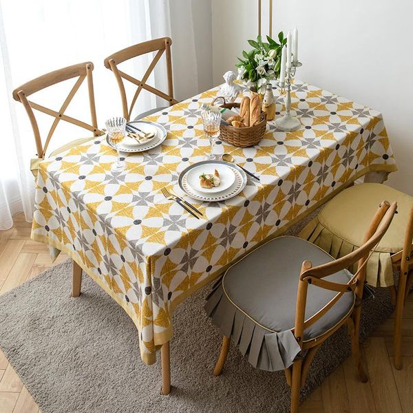 table cloth dunxdeco tablecloth home party cover fabric modern artistic yellow geometric floret brick print coffee store desk
table cloth dunxdeco tablecloth home party cover fabric modern artistic yellow geometric floret brick print coffee store desk
