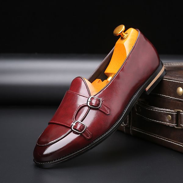 2021 new men dress shoes classic business fashion retro double buckle straps luxury quality men wedding party flats loafers, Black
2021 new men dress shoes classic business fashion retro double buckle straps luxury quality men wedding party flats loafers, Black