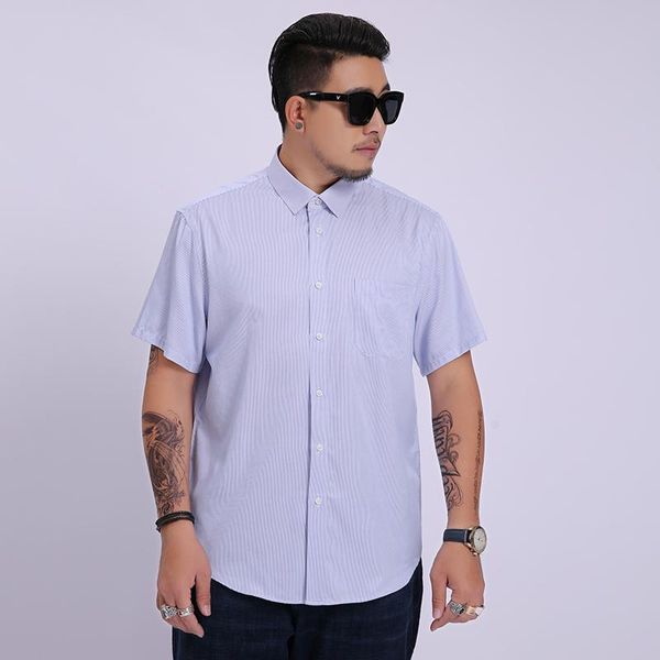 6xl brand men short sleeve shirt summer leisure oxford striped color for youth large size cotton men's casual shirts, White;black
6xl brand men short sleeve shirt summer leisure oxford striped color for youth large size cotton men's casual shirts, White;black