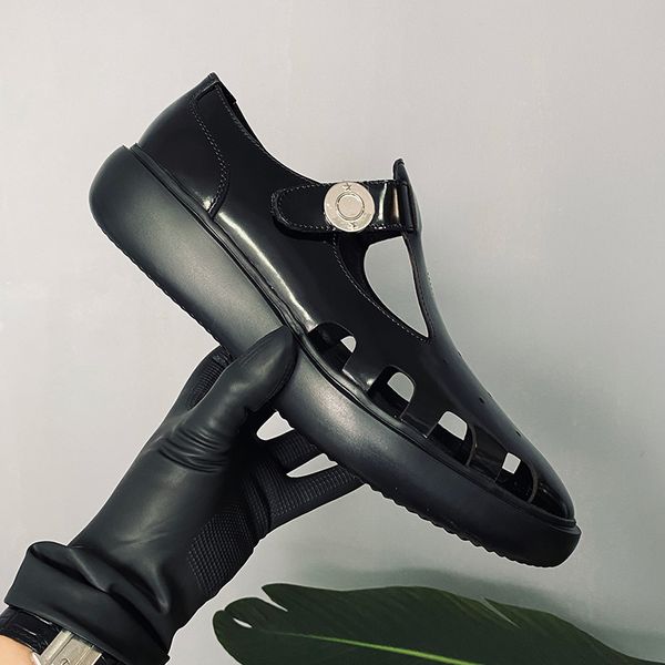cut out leather casual sandals men handmade cowhide platform shoes plus, Black
cut out leather casual sandals men handmade cowhide platform shoes plus, Black