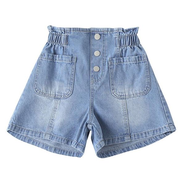 shorts baby girl loose jeans summer solid color button with side pockets (blue), Black
shorts baby girl loose jeans summer solid color button with side pockets (blue), Black