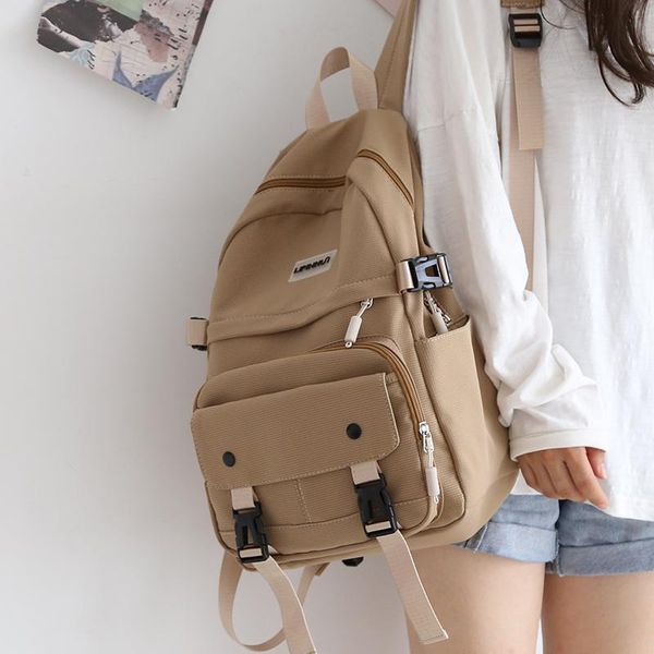 backpack solid color women men 2021 female waterproof school bags for teenage girls cute laptravel backpacks ladies book
backpack solid color women men 2021 female waterproof school bags for teenage girls cute laptravel backpacks ladies book
