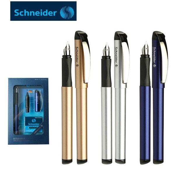 fountain pens 1xschneider bk600 pen 0.5mm/gel duble tips signing golden/blue/sliver gift plastic box office school supplies
fountain pens 1xschneider bk600 pen 0.5mm/gel duble tips signing golden/blue/sliver gift plastic box office school supplies