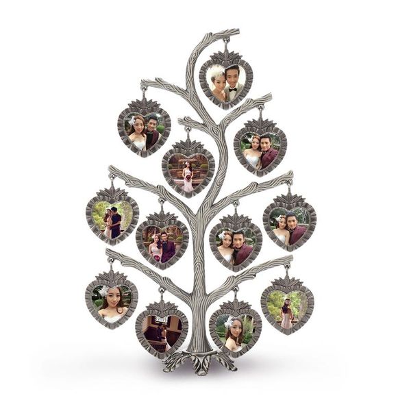 antique silver family tree decorative frame with 12 po frames deskpictures pography souvenirs