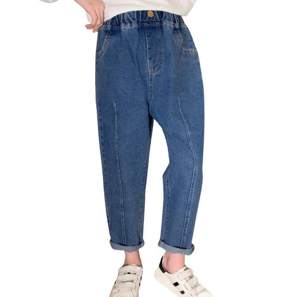 jeans girl cotton padded girl's spring autumn children's for casual style clothing, Blue
jeans girl cotton padded girl's spring autumn children's for casual style clothing, Blue