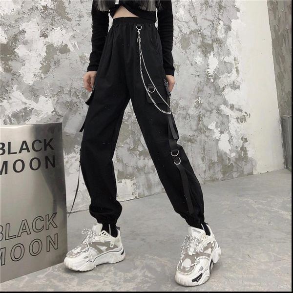 punk cargo joggers hippie womens capri chain pockets plus size loose black capris baggy harajuku oversize trousers hip hop, Black;white
punk cargo joggers hippie womens capri chain pockets plus size loose black capris baggy harajuku oversize trousers hip hop, Black;white