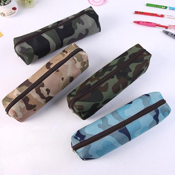 pencil bags 4 colors simple camouflage case for boys and girls school supplies zipper pouch bag stationery gift 
pencil bags 4 colors simple camouflage case for boys and girls school supplies zipper pouch bag stationery gift
