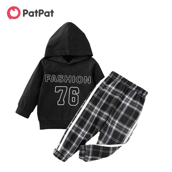 arrival spring and autumn 2-piece baby toddler letter hooded pullover plaid pants set children's clothing 210528, White
arrival spring and autumn 2-piece baby toddler letter hooded pullover plaid pants set children's clothing 210528, White