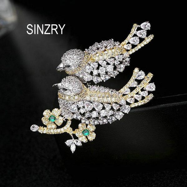 pins, brooches sinzry cubic zircon shinning bird winter pin personality trendy jewelry, Gray
pins, brooches sinzry cubic zircon shinning bird winter pin personality trendy jewelry, Gray